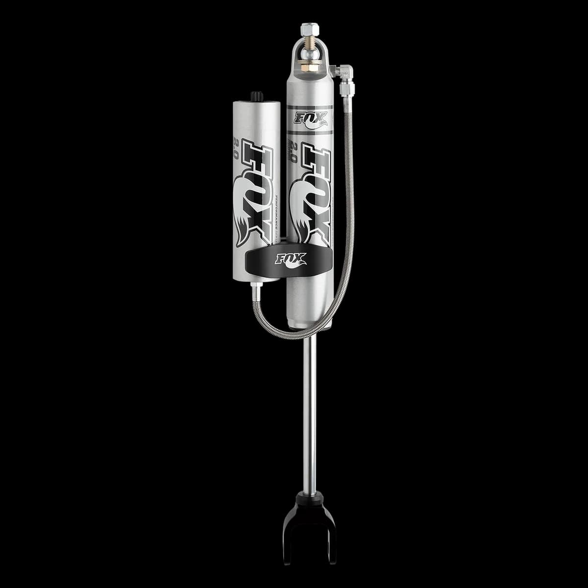FOX Performance Series Smooth Body Resrvoir Reservoir: External Color: Aluminum Sold As: Each Top Mount: Bp5 Bottom Mount: c1 Extended18.809 Compressed12.869