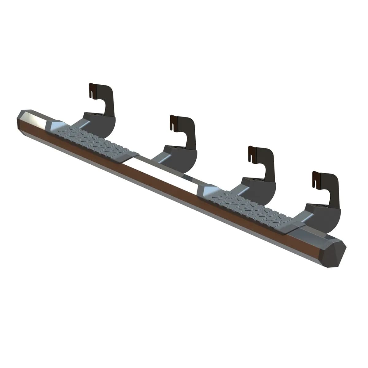 OCTA Series Nerf Bar; Aluminum; Premium Chrome Finish;