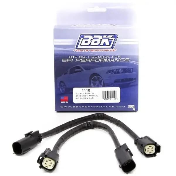 2011-2017 Mustang 5.0l 3.7l Rear o2 Extensions - 12in Pair