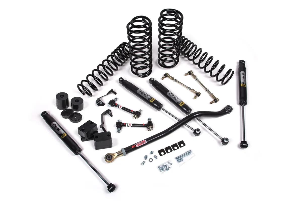2018-2024 Jeep Wrangler JL J-Venture 2.5 Inch 4 Door w/Fox 2.5 Performance Elite Series Shocks Diesel JSPEC