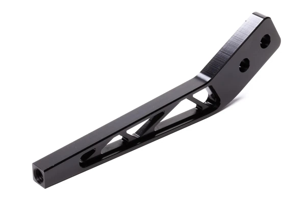Shifter Lever; Manual; 8 in.; Hurst; Tremec; TKO-500; TKO-600; T-56; Black Anodized; Truss Shifter;