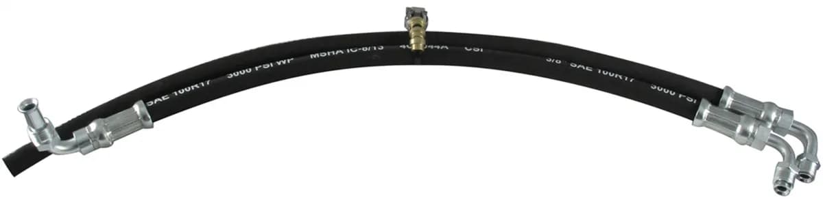 Borgeson - Power Steering Hose Kit - P/N: 925103 - 2 Piece OEM style rubber power steering hose kit. Connects GM power steering pump to a GM power steering box.