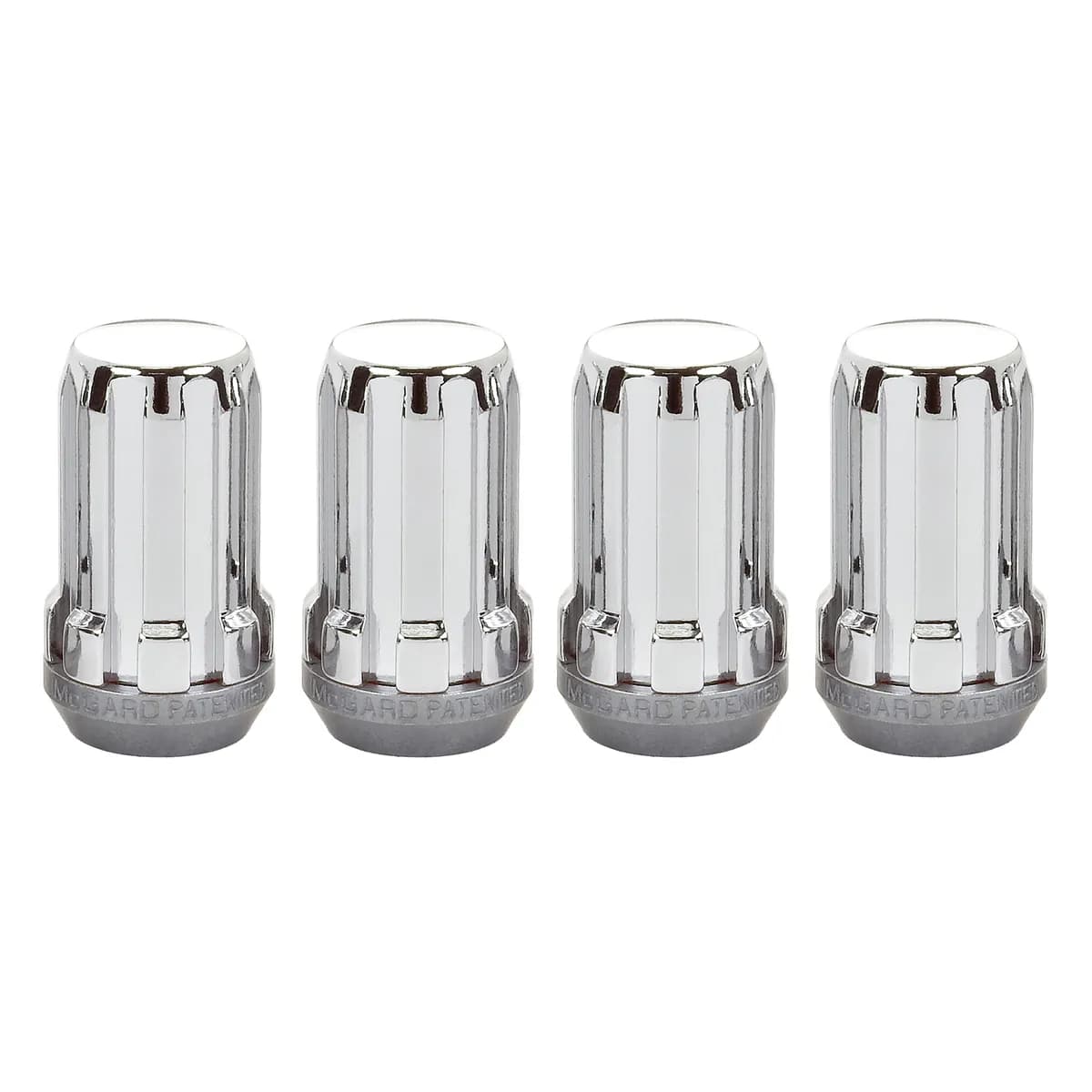 Splinedrive Lug Nut M14x1.5 Cone Seat 1.648 in Oal Chrome (4 Pk)