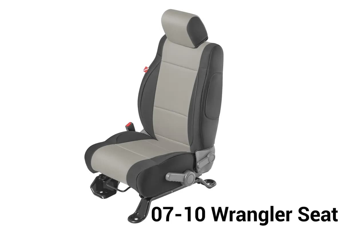 Wrangler JK Unlimited Seat Cover for 08-10 Jeep JK Unlimited Gray Neoprene Pair Diver Down