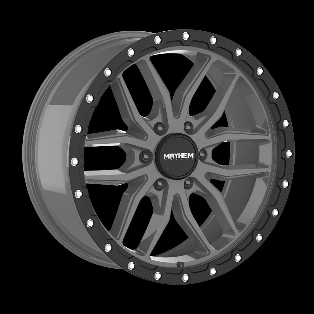 Vector (8310) Matte Gunmetal Black Lip 20x9 6139.7 18mm 106mm