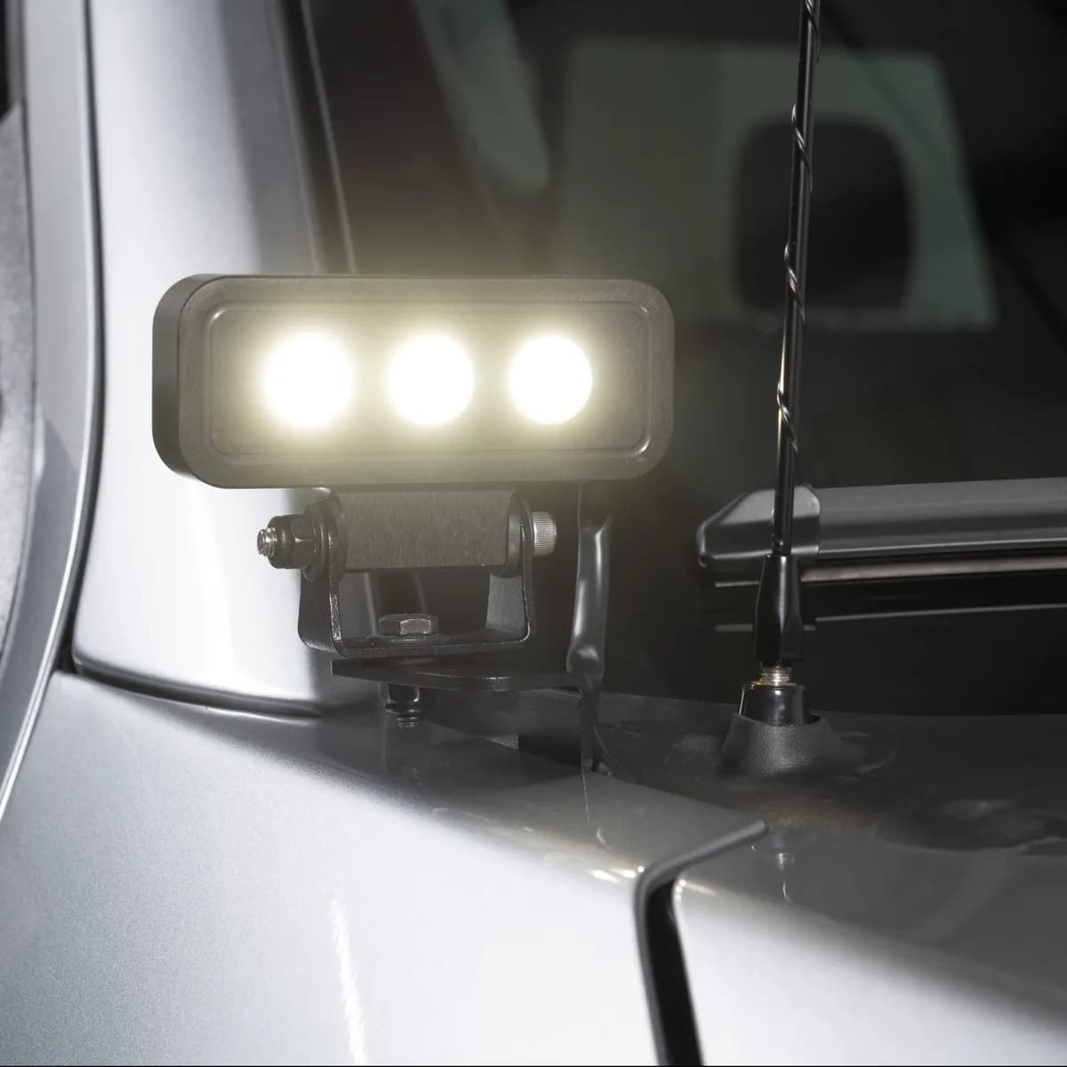 2019-2022 Ram 1500 Works with Luminix Block Lamps part 10004 or 10007 Lighting Luminix Hood Brackets Made in USA