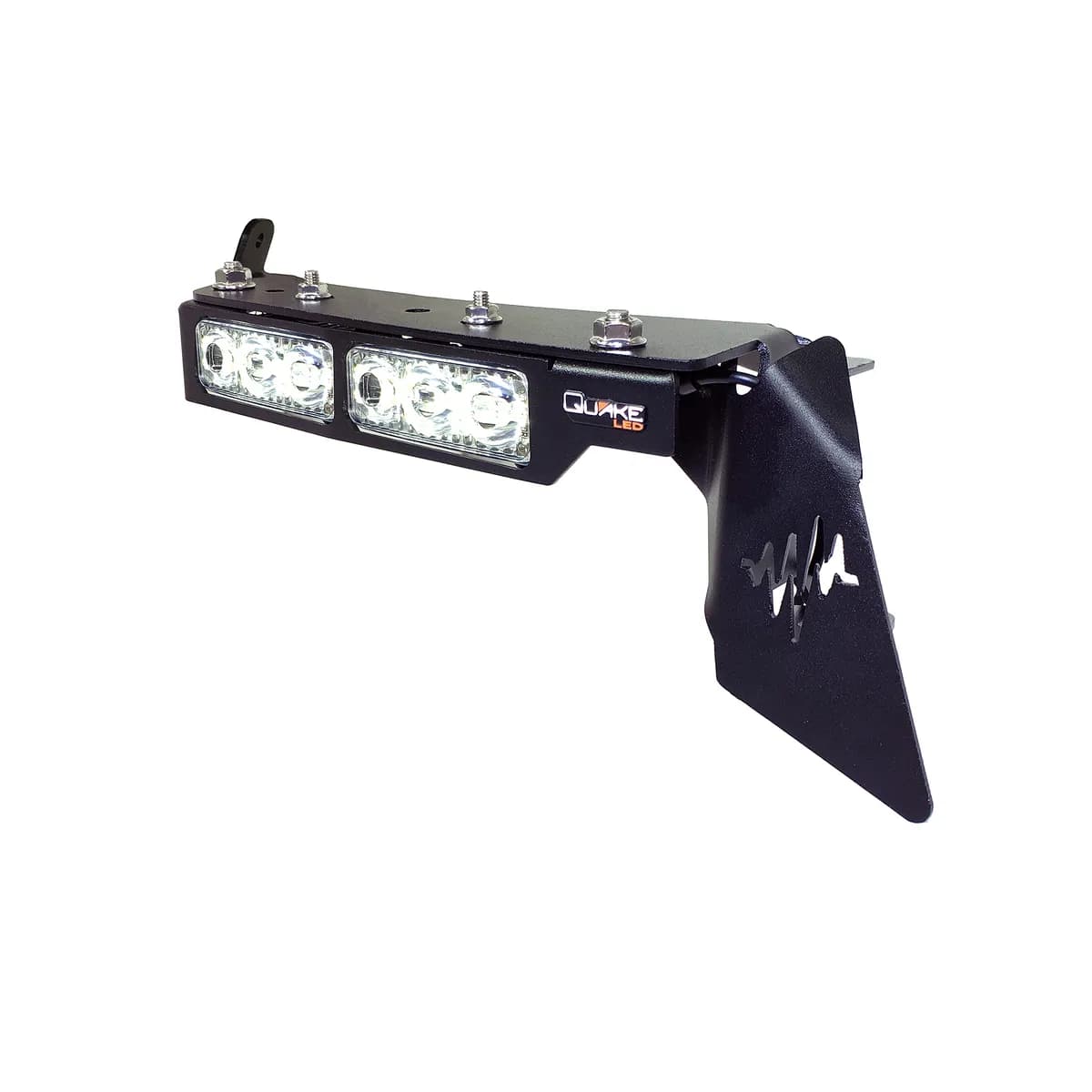 Quake LED - Qte991 - Jeep Wrangler Jl/Gladiator 9.5 x 1.5 Inch Fender Chop Kit w/ DRL Switchback Turn Signal And Side Marker Light For 2018-2019 Jeep Wrangler