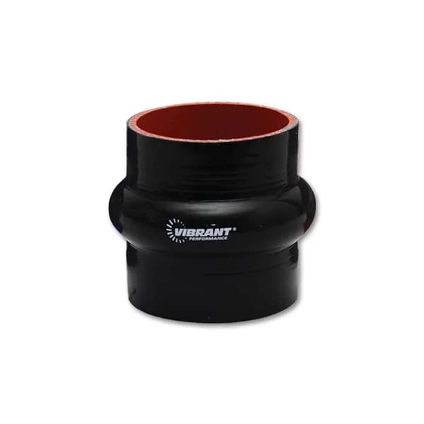 Hump Hose Coupler; 1.5 in. ID; 3 in. Length; 85 PSI Maximum Operating Pressure; 0.2 in. Wall Thickness; Black;