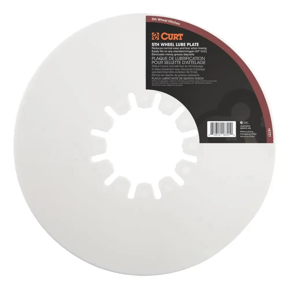 10 in 5th Wheel Lube Plate