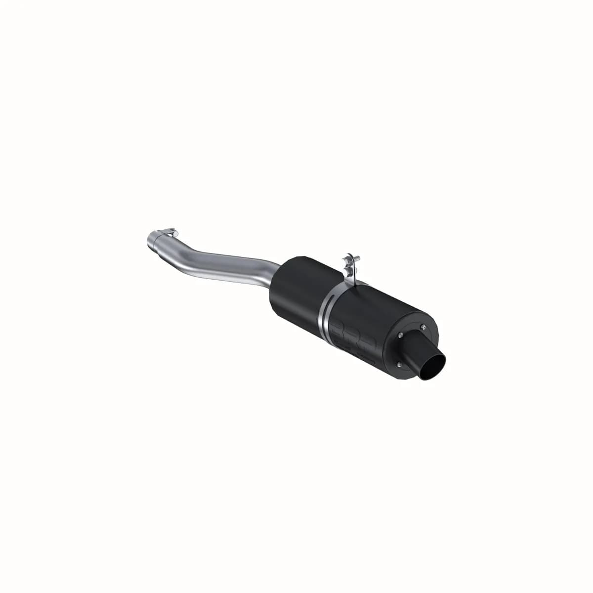 ATV Exhaust System With Sport Muffler; Slip-On System; 1.75 in. Inlet; 4.25 in. Diameter Body; Chambered Muffler;