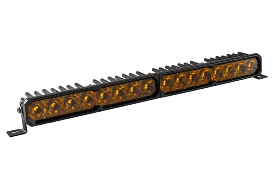 Diode Dynamics SS20 Sport LED Light Bar, Yellow - Spot (Amber Backlight)