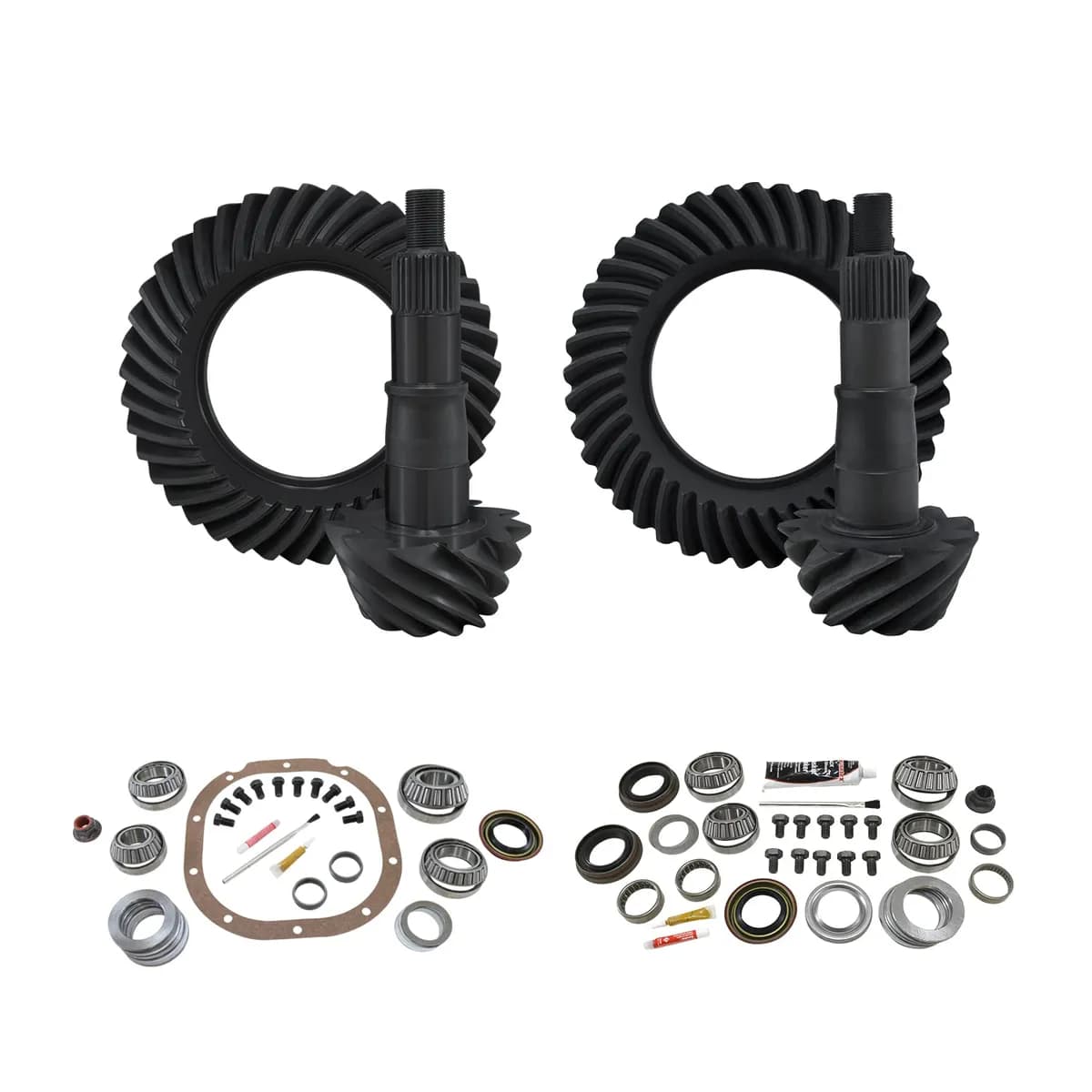 Re-Gear & Installation Kit Ford 8.8 Inch Various F150 4.88 Ratio Fr&Rr 09-'14 Ford F150 W/8.8 Rear (3.544 Inch Bearing Od) 4.88 Complete Gear Package F/R R&Ps & Master Kits Yukon Gear