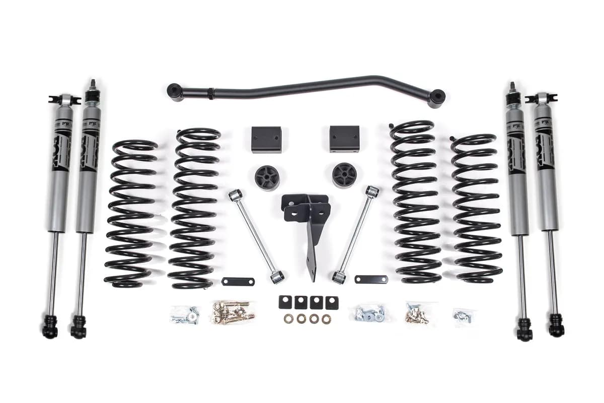 12-18 Jeep Wrangler JK 2 Door 4 Inch Coil Spring Lift Kit With Nitro Shocks Zone Offroad