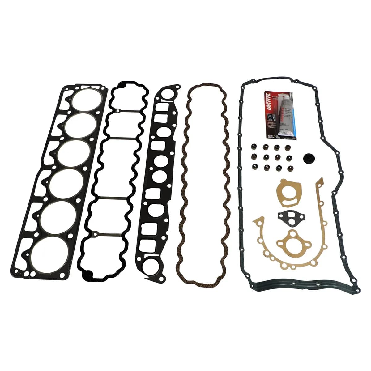 Crown Automotive Jeep Replacement 4636982MK Master Engine Upper Gasket Set for 1991-1999 Jeep TJ, YJ, XJ, MJ, ZJ, ZG w/ 4.0L