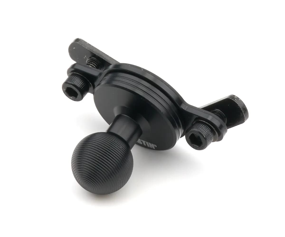 20mm/Ball 47mm 2 Hole Ball Mounting Base Amps Pattern Semigloss Black
