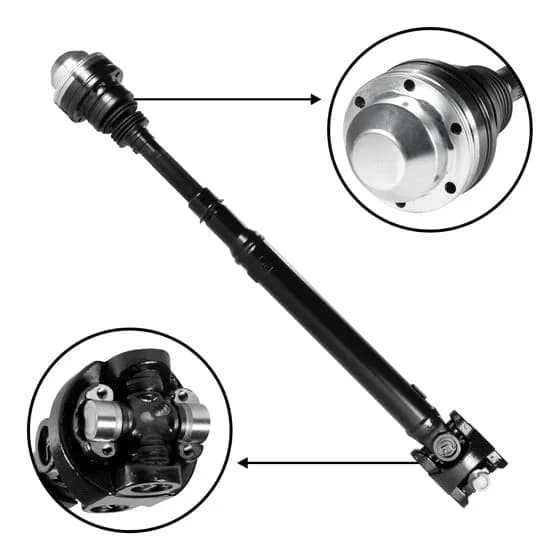 New USA Standard Front Driveshaft For Grand Cherokee 31-1 4 Flange to Center Grand Cherokee Frnt d