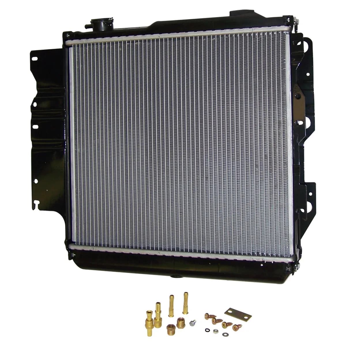 1992-1995 Wrangler YJ all engines 1997-2006 Wrangler TJ LHD; Manual or Automatic; Heavy Duty; Core Size: 18-1/2 x 22; 2 Rows