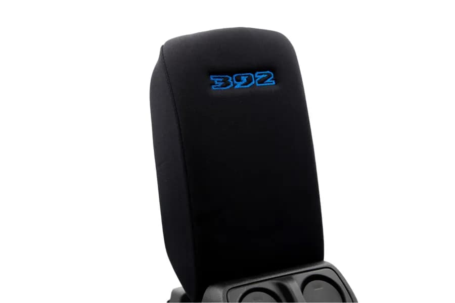 Distinction Applied Embroidered Center Console Armrest Cover - 392 -Blue DA_ARMREST_392_BLUE