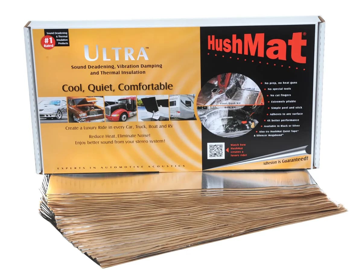 Hushmat Ultra Bulk Kit 30 12in x 23in Sheets 58 Sq.ft. Silver