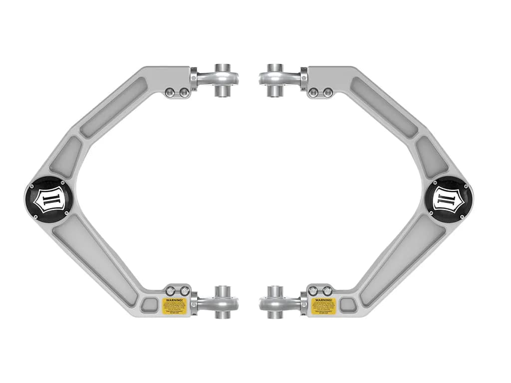 Icon 2021-2024 Ram 1500 Trx/2025-2026 Ram 1500 Rho, Billet Front Upper Control Arm w/ Delta Joint Pro, Kit