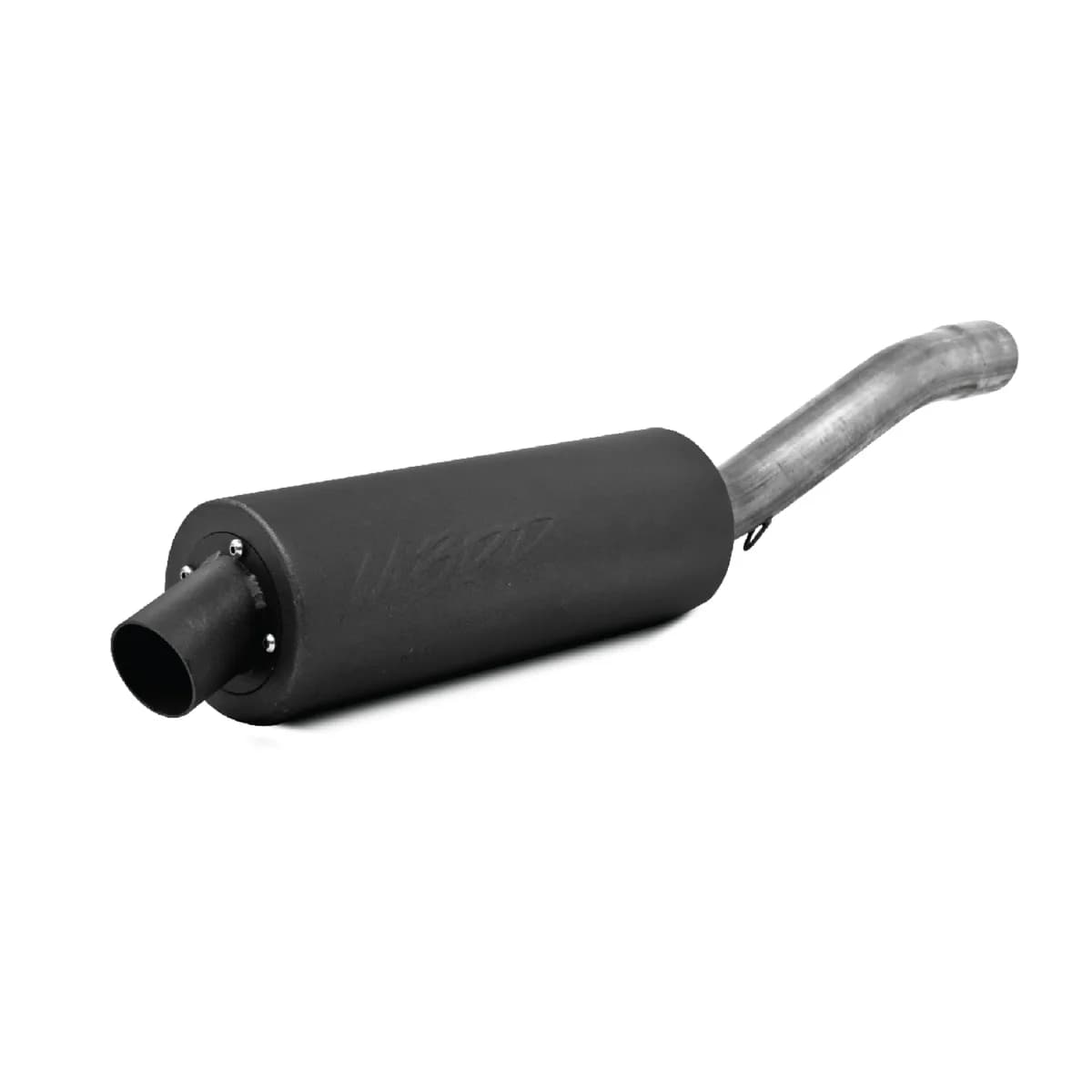 ATV Exhaust System With Performance Muffler; Slip On; 1.75 in. Inlet; 4.25 in. Diameter Body; Packed Muffler;