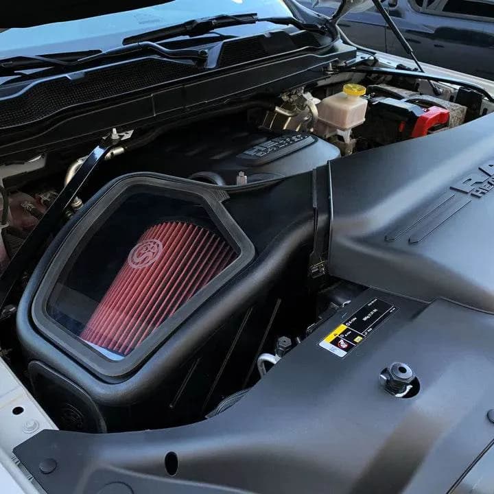 Ram Cold Air Intake For 19-20 Ram 25003500 HEMI 6.4L Dry Extendable SANDB