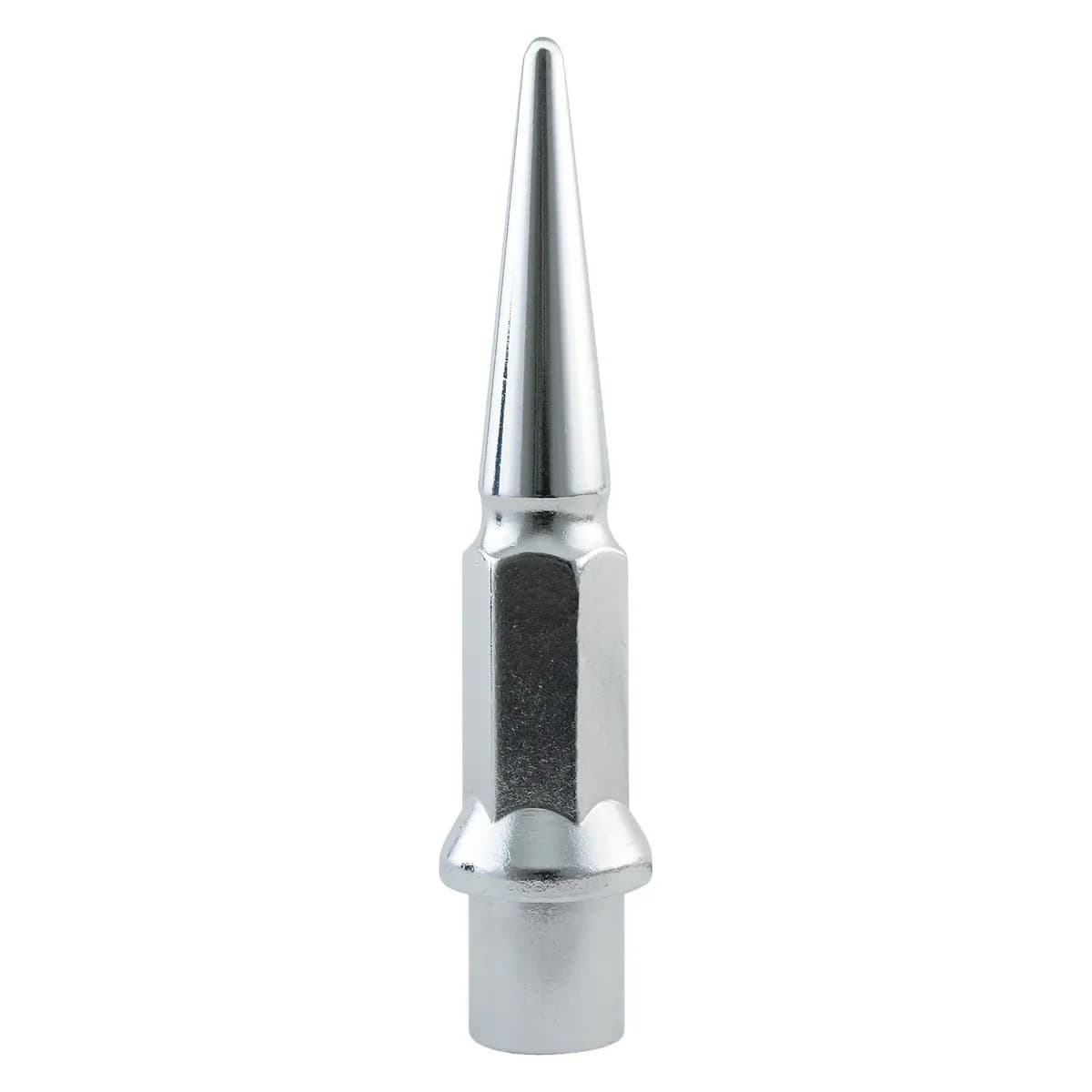 Metal Lugz 7204K8 Spiked Lugz - Dually Chrome 19mm Steel 14x1.5 Thread 32 Lugs & 1 Key