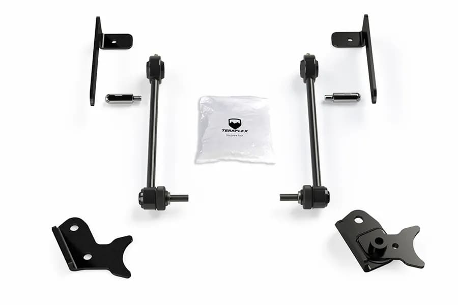 Teraflex Front Quick Disconnect w/ Swivel Stud Kit, Pair - 0-6in - JT/JL