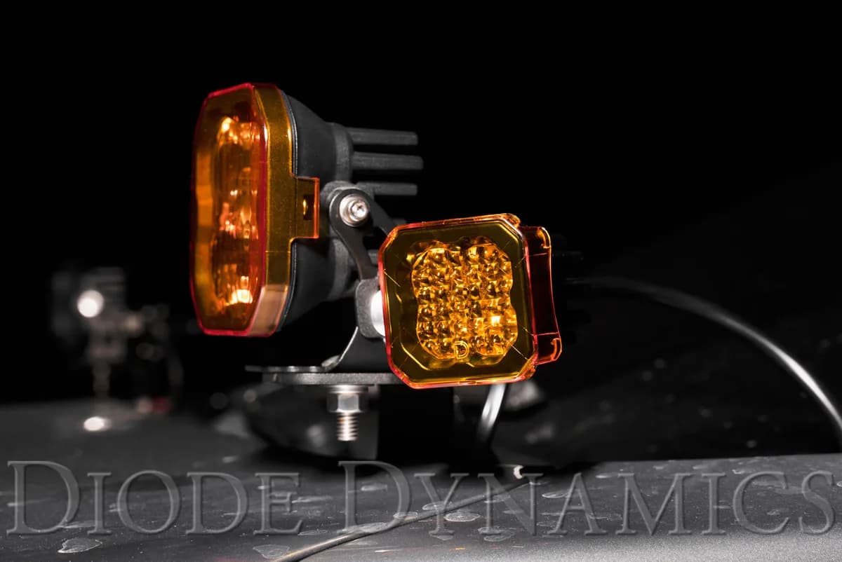 Diode Dynamics - Stage Series C1 LED Pod Cover, Yellow (one)