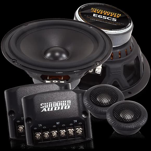 E6.5cs 6.5in Component Speakers Set