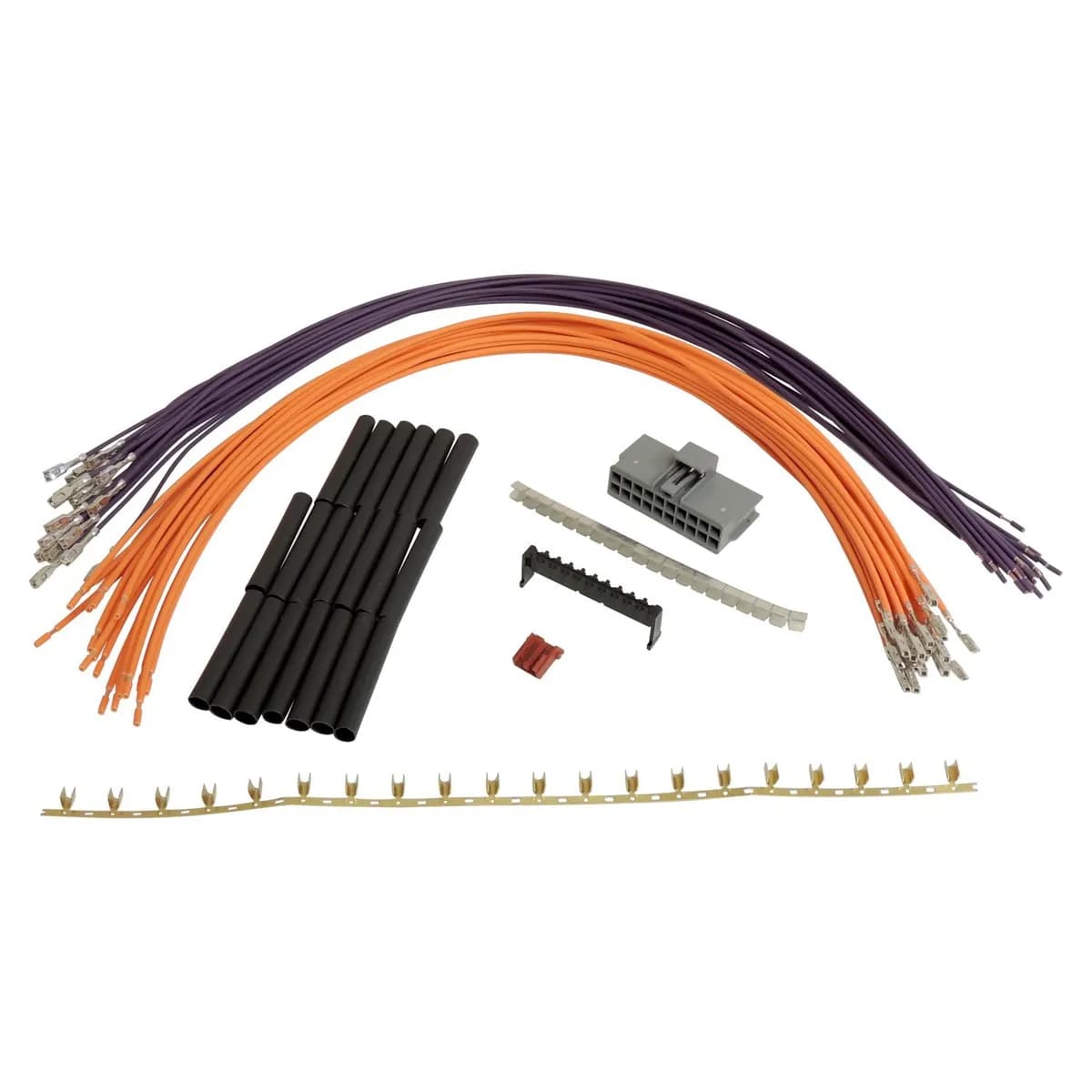 Multi Colors Wiring Harness Repair Kit Multifunction Switch Harness Repair Kit;includes Connector, Wiring, Terminals, Shrink Tubing, And Clips
