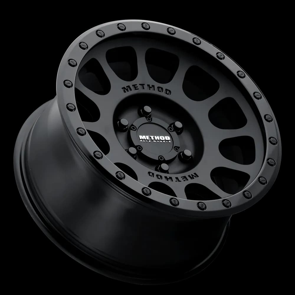 Aluminum Wheels 18x9 NV HD MR305 Bolt Pattern 8 On 180 Offset 18 Lip Size 1.38 Matte Black MB Method