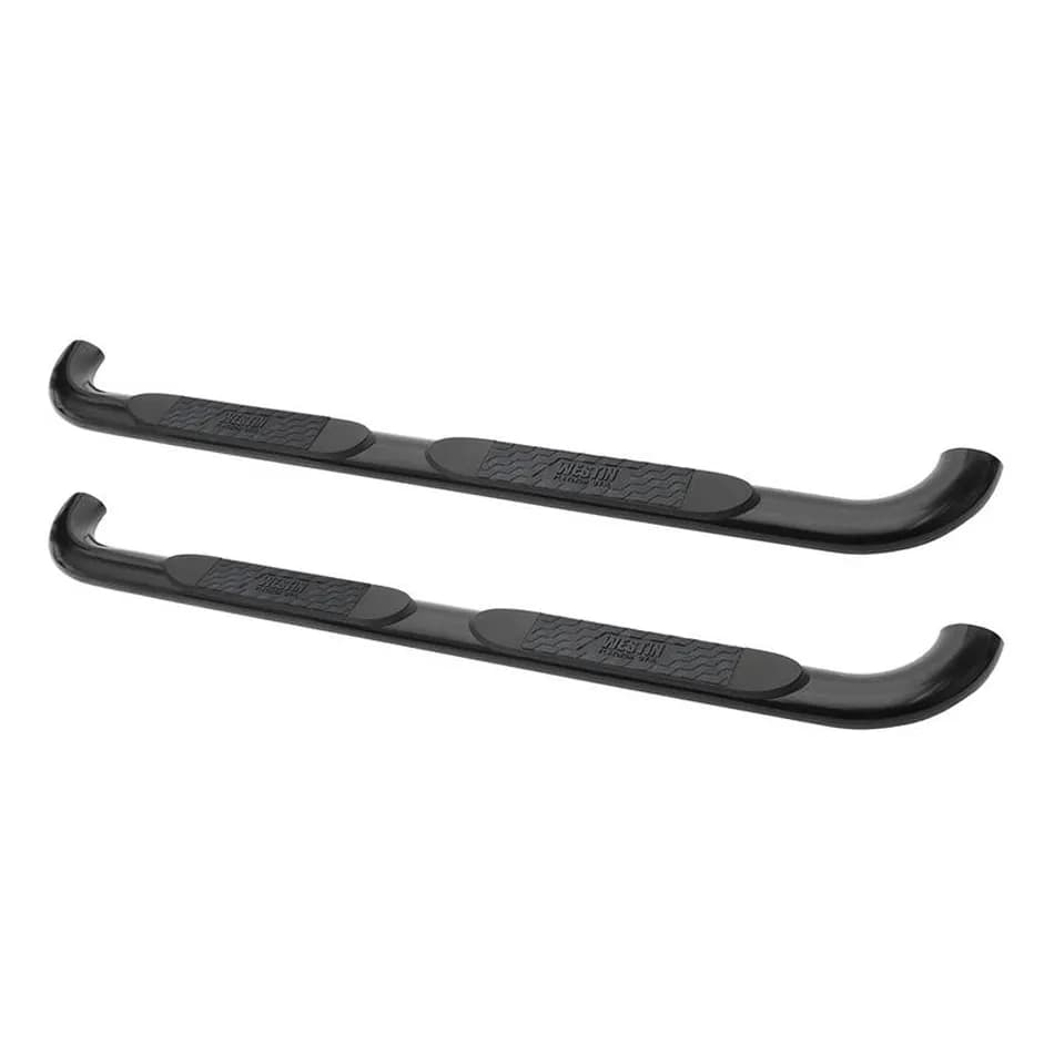 Platinum 4 Oval Nerf Step Bars Black 1500 Quad Cab 2019 Excl. 2019 Ram 1500 Classic