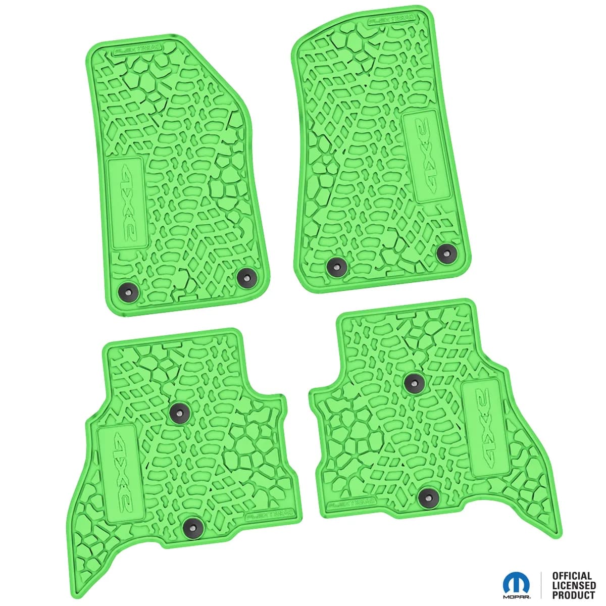 21-24 Jeep 4xe Front and RearTire Tread/Scorched Earth Scene w/ 4xe Insert - Black