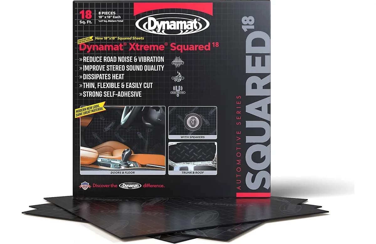 Dynamat Xtreme Sound Deadening Car Insulation Squared 18 Pack