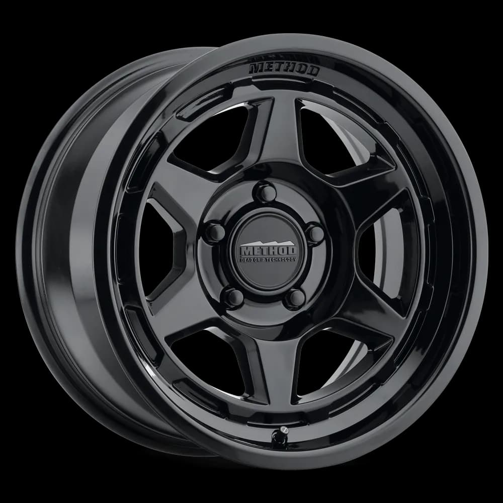 MR708 Bead Grip 17x8.5 0mm Offset 6x5.5 106.25mm Centerbore Gloss Black