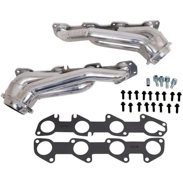 Dodge Charger 300C 5.7 Hemi 1-3/4 Shorty Exhaust Headers Polished Silver Ceramic 05-08