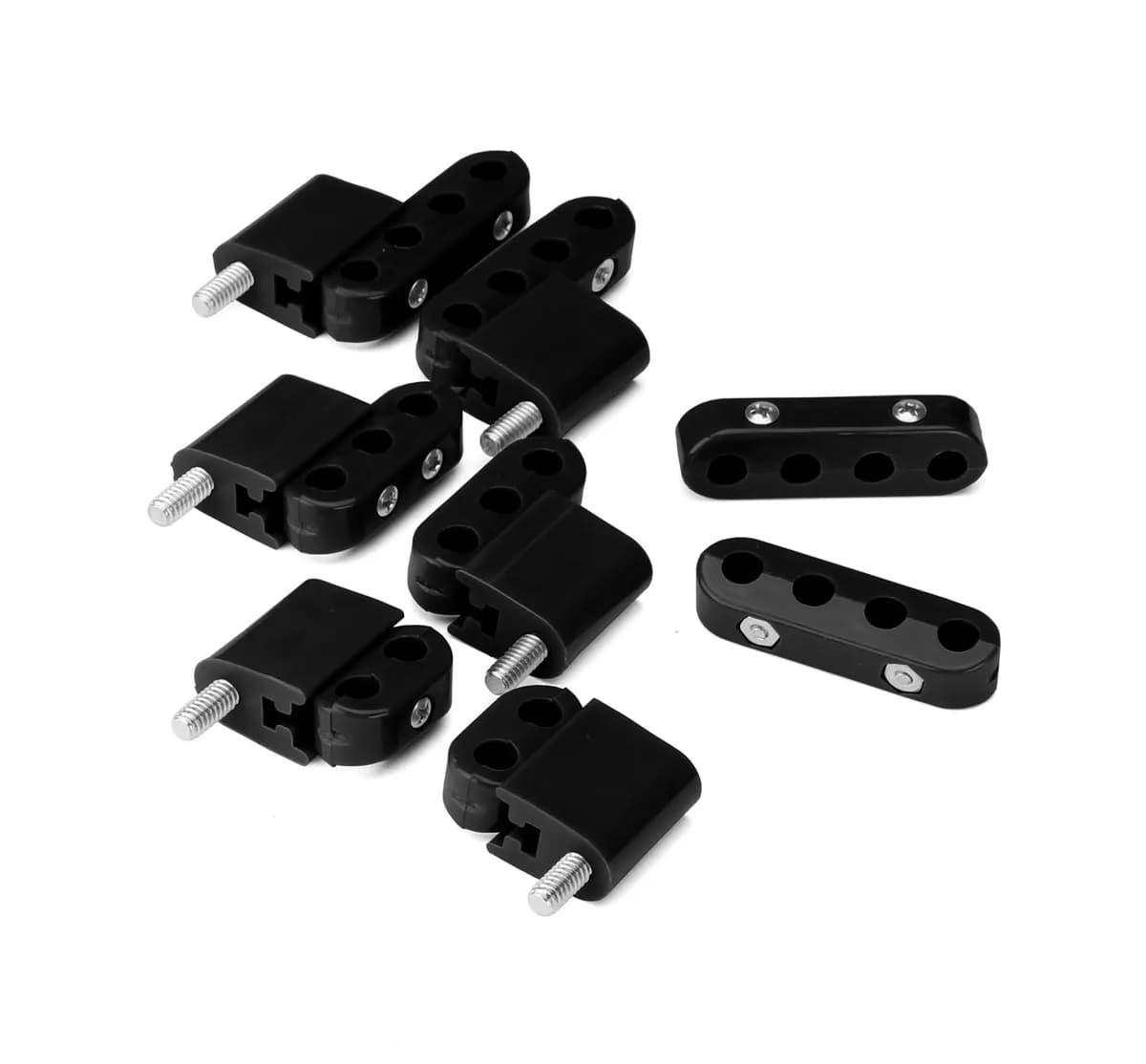 Smoothie Vertical Wire Separator Kit; 7-8mm; Incl. 2-2 Place/2-3 Place/4-4 Place; Black;