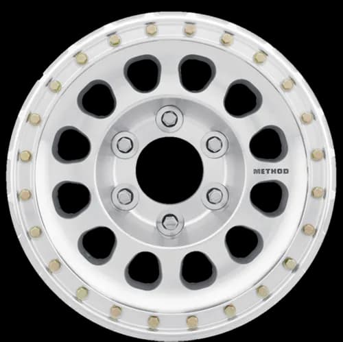 Aluminum Wheels 17x9 Beadlock MR103 Bolt Pattern 8 On 165.1 Offset -12 Lip Size 2.76 Raw Machined Method