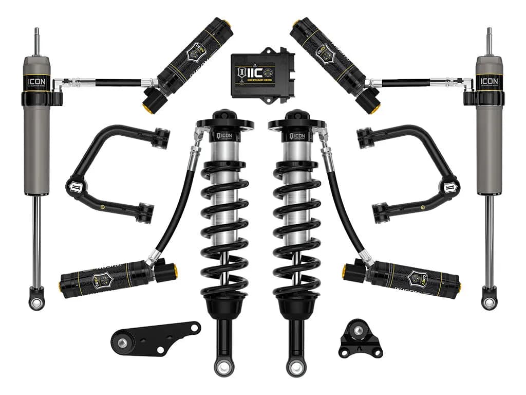 ICON 2024-2025 Toyota Tacoma 1.25-3" Lift, Stage 6 Suspension System, Tubular