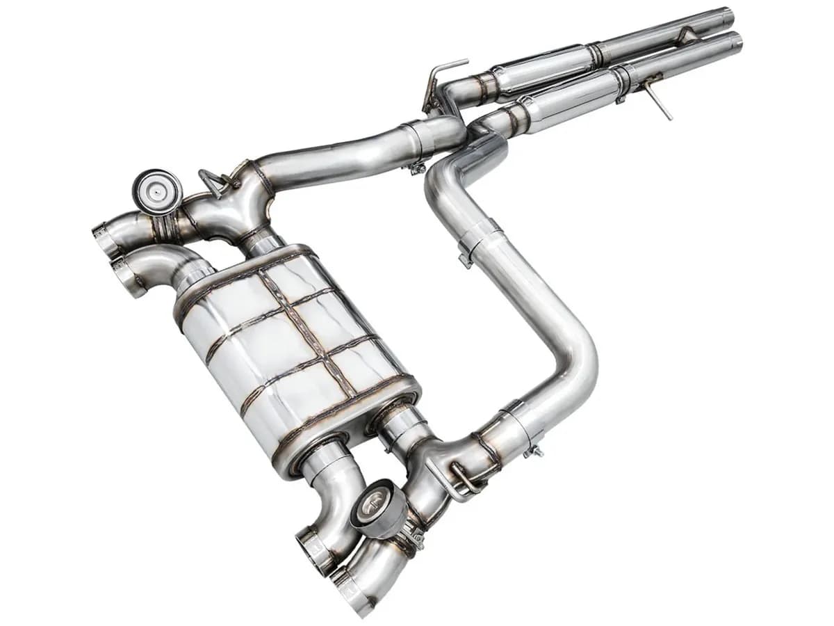 AWE SwitchPath Exhaust for Wrangler 392 - Quad BashGuards