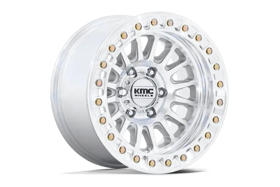 KMC Wheels K239 Impact Beadlock Wheel, 17x9 5x5 -12 - Machined - JT/JL/JK