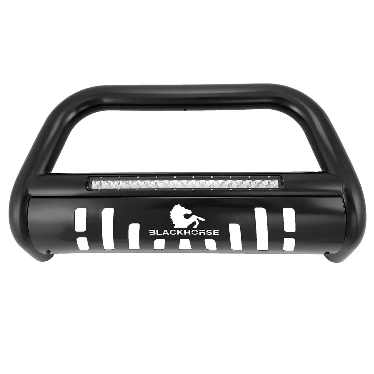 2224 Cherokee Beacon Bull Bar w Skid Plate Black