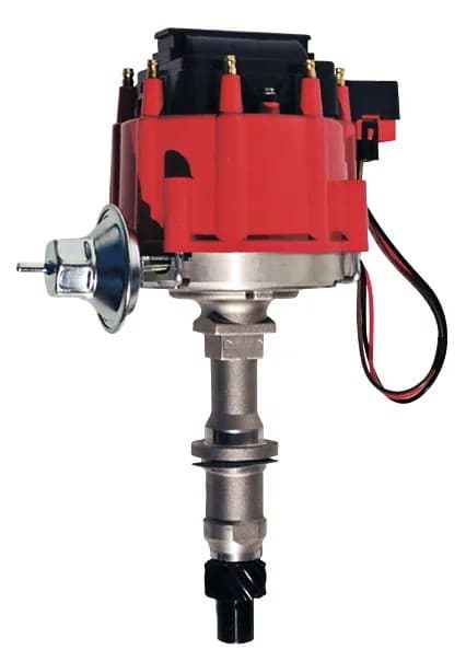 HEI Distributor 50,000 Volt Built-In Coil Red Cap Fits Pontiac V8 Engines Proform