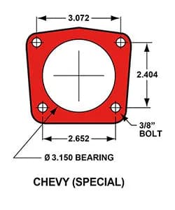 1964 - 1974 Buick, Chevrolet, Oldsmobile, Pontiac Forged Dynalite Pro Series Rear Brake Kit - 140-5746