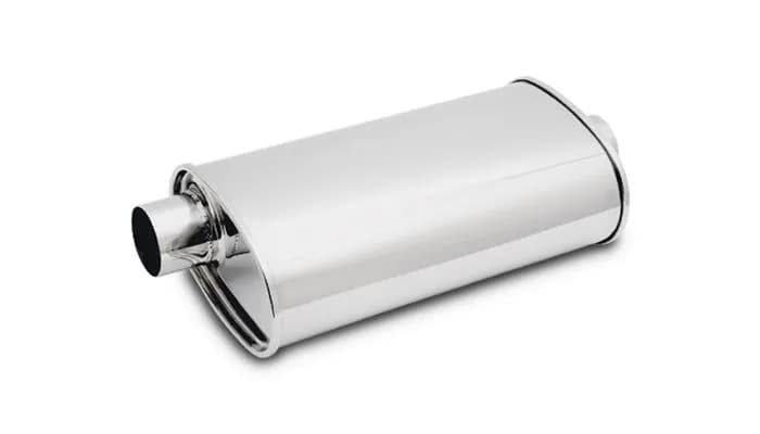 STREETPOWER Oval Muffler; Oval; 2.5 in. Inlet ID; 5 in. H; 9 in. W; 15 in. Body L; 20 in. Overall L; 2.5 in. OD; Center/Offset Location;