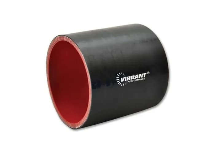 Straight Hose Coupler; 3 in. ID; 3 in. Length; 35 PSI Maximum Operating Pressure; 0.2 in. Wall Thickness; Black;