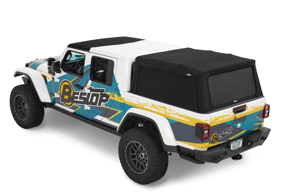 20c Gladiatorsupertop For Truck 2; For 5 Ft. Bed Black Twill