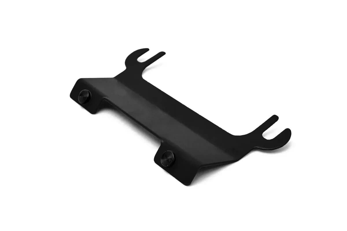 Exterior Accessories 2007-2018 License Plate Brackets Fits Steinjäger Tubular Bumper with Roller Fairlead Bare