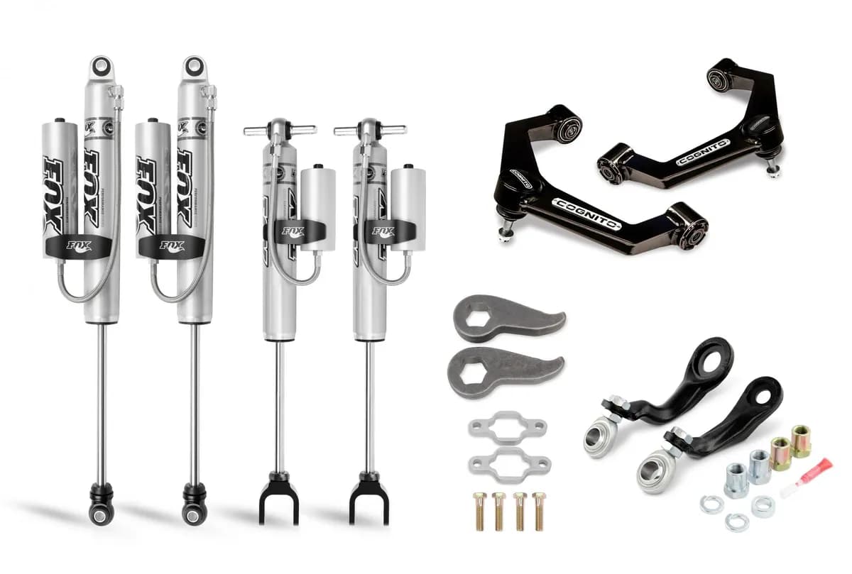 3-Inch Premier Leveling Kit with Fox Psrr 2.0 Shocks for 2011-2019 Silverado/Sierra 2500/3500 2WD/4WD Cognito